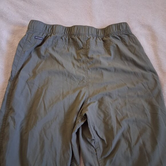 Columbia Boy's Youth Size L (14/16) Olive Green Omni-Shade Hiking Nylon Pants - Picture 10 of 13